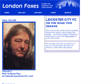 Tablet Screenshot of londonfoxes.com